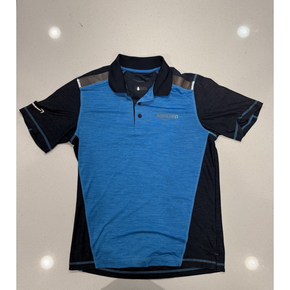 Amazon Uniform Men's Small Polo Reflective Short Sleeve
